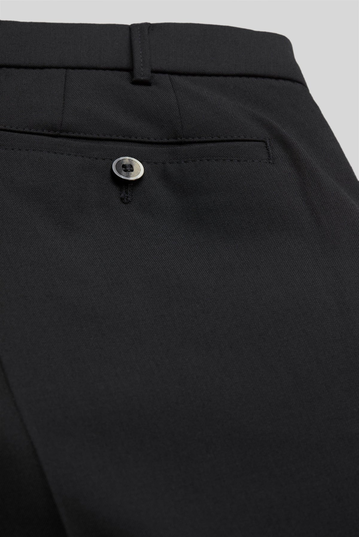 Roma Premium Soft Twill Byxor - Svart – närbild