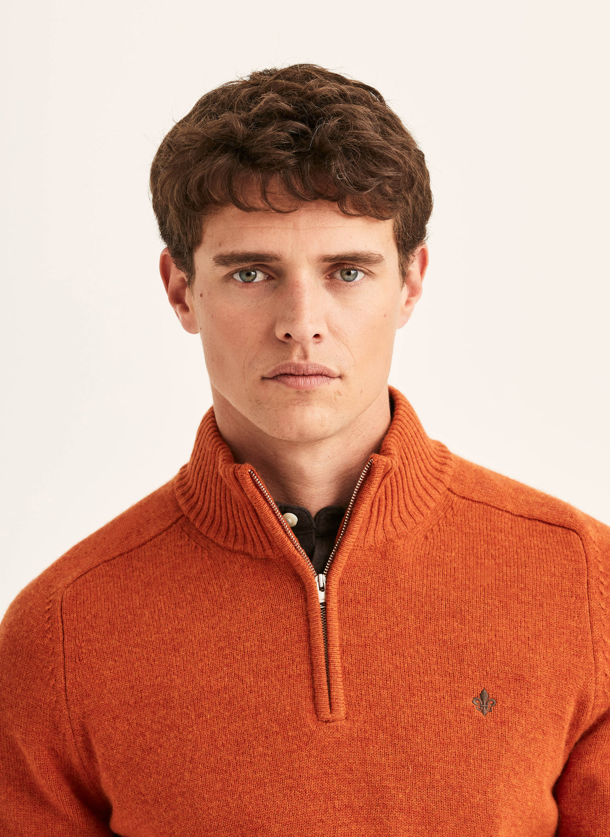 Hertford Half Zip - 23 Orange