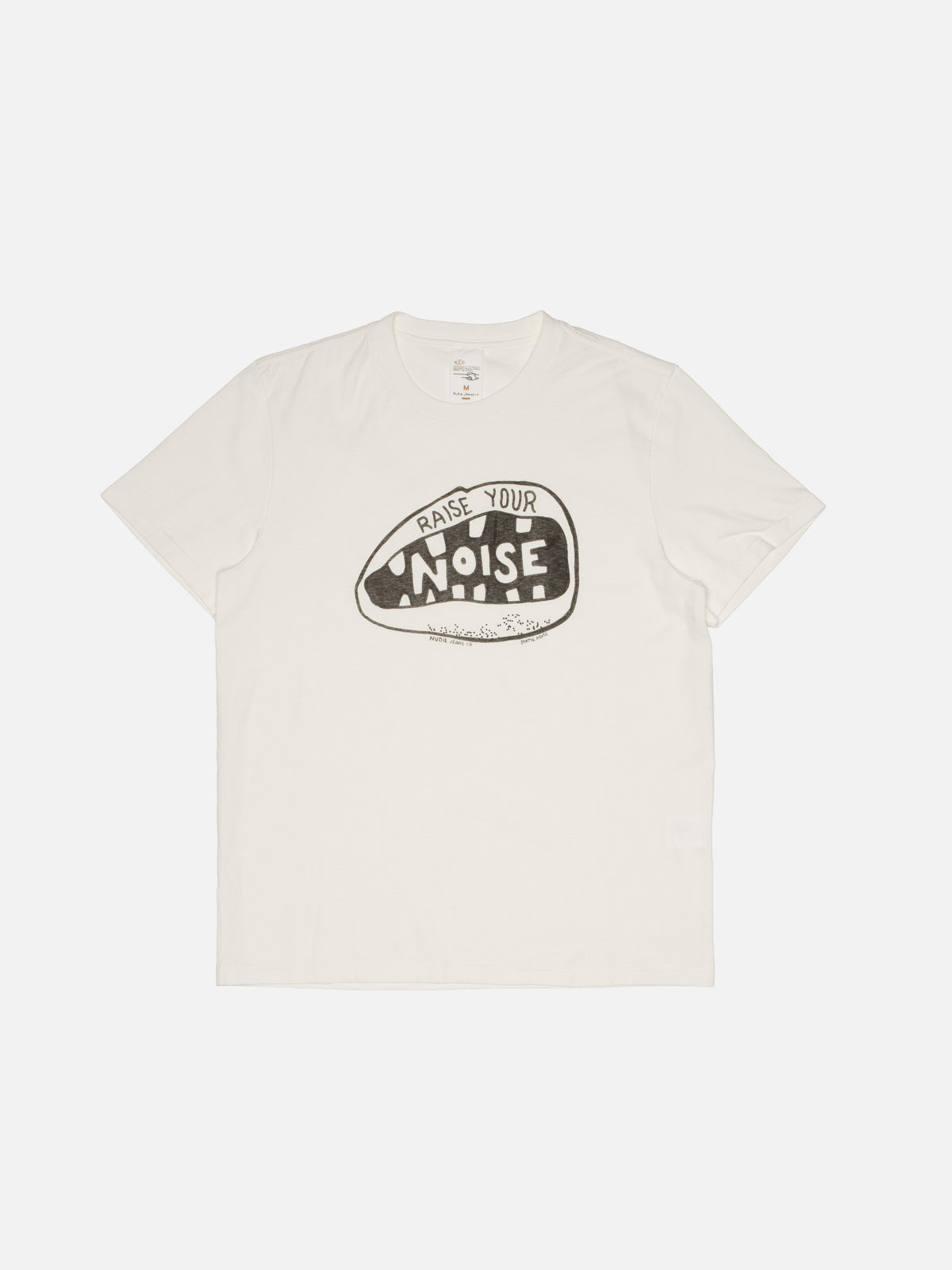 Roy T-Shirt Raise Your Noise Chalk White - Chalk White