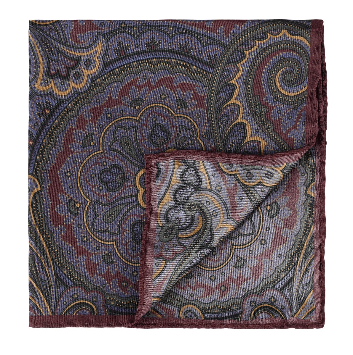 Pocket Square - 314 Bordeaux – bild 1