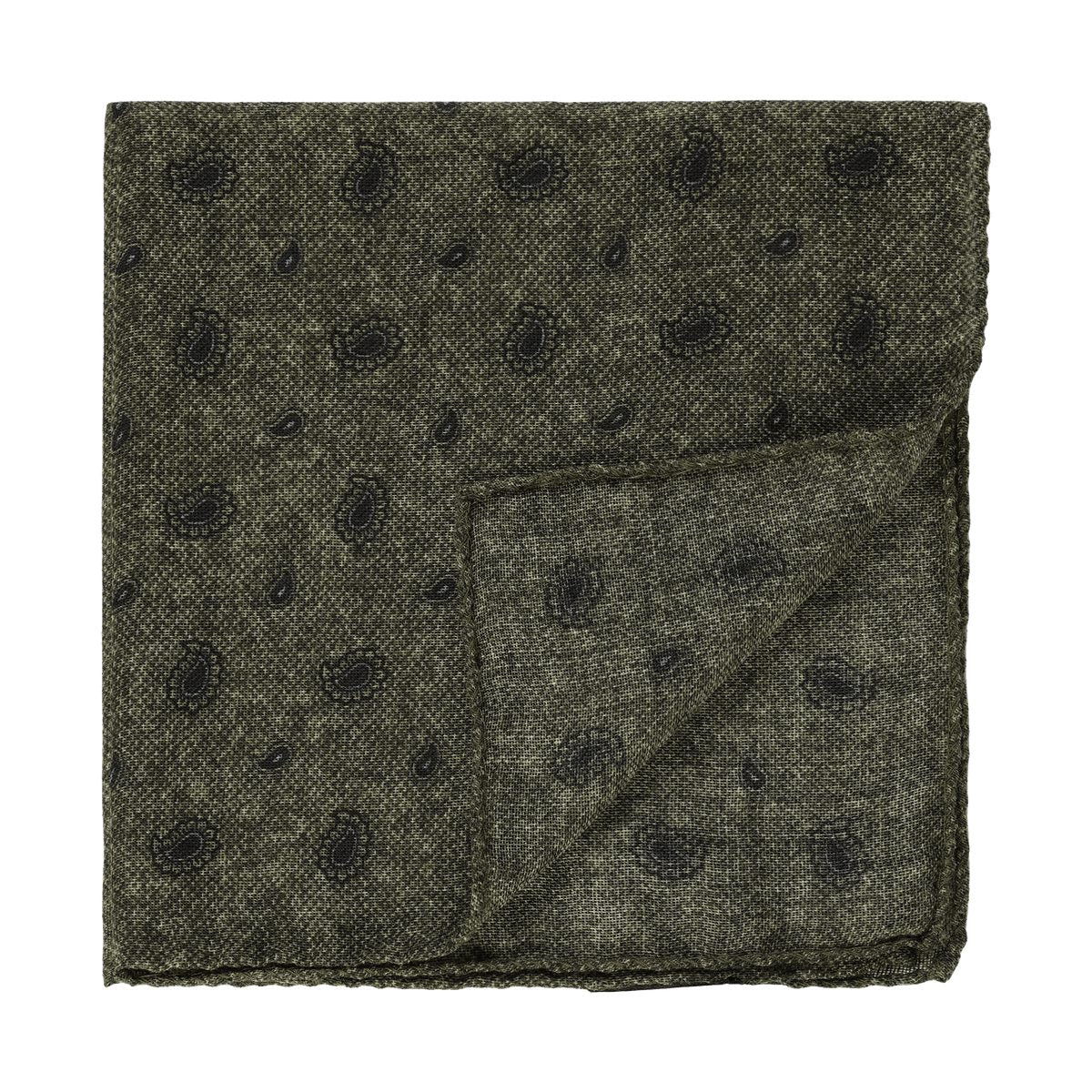 Pocket Square - 507 Olive melange – bild 1