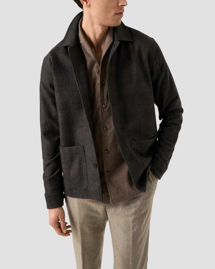 Casual fit Flanellskjorta - Brown