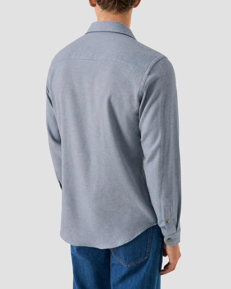 Casual fit Flanellskjorta - Light blue