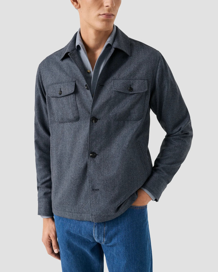 Casual fit Flanellskjorta - Light blue