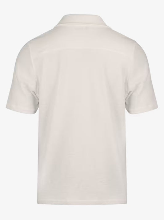 Shirt Resort Collar Terry Slub Cotton - 000 White