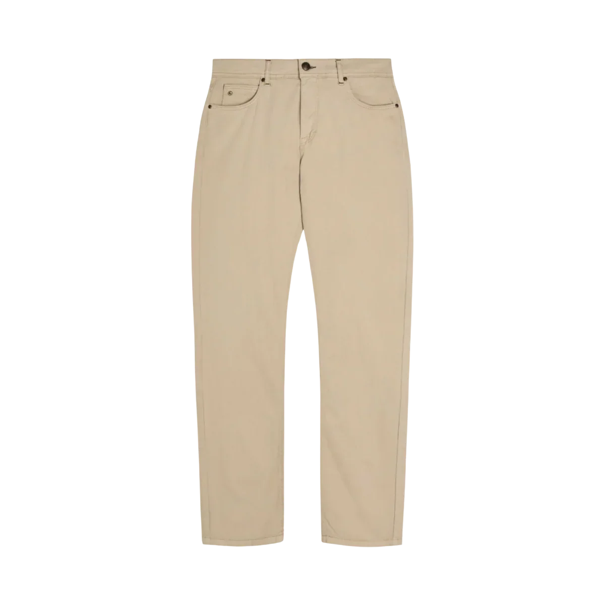 Beige chino byxor herr regular fit