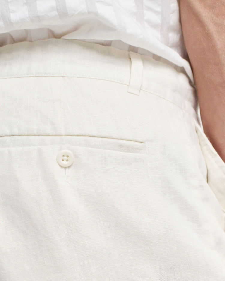 RELAXED LINNESHORTS - CREAM