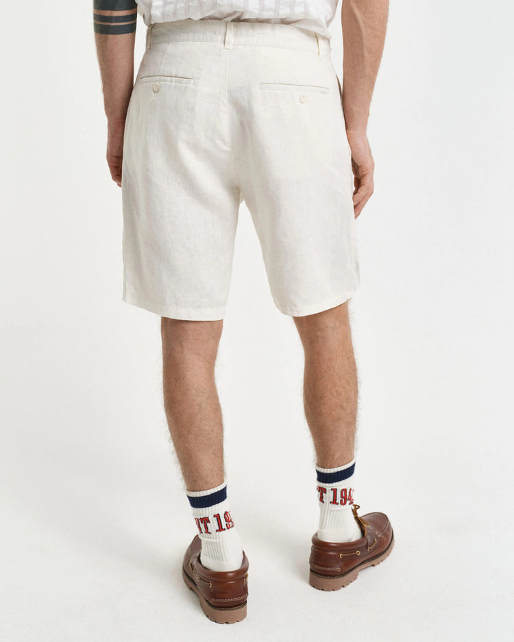 RELAXED LINNESHORTS - CREAM