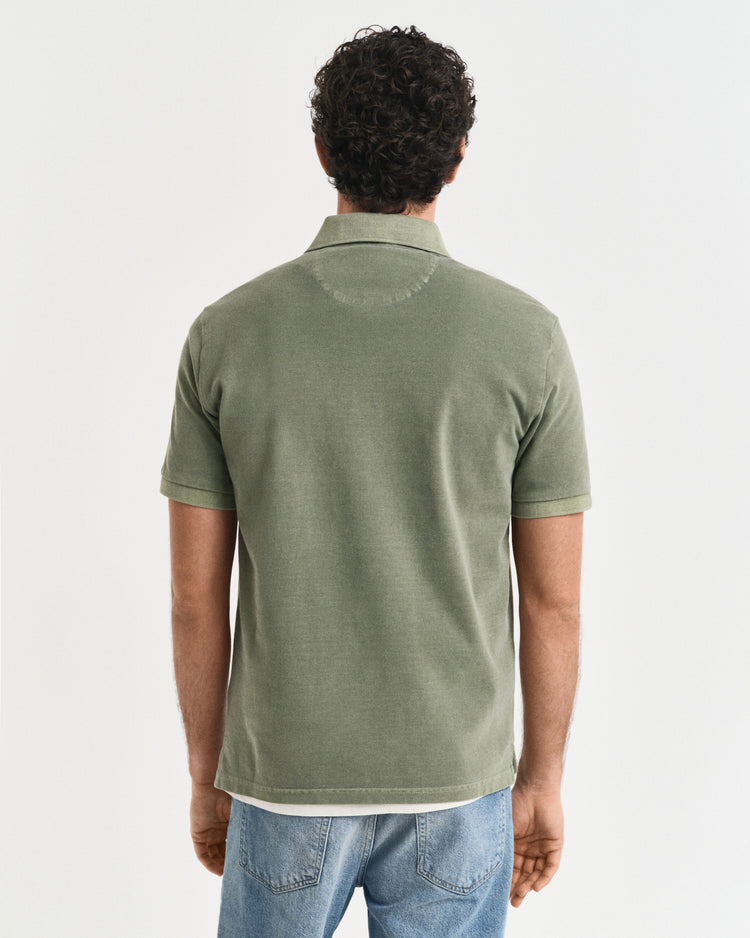SUNFADED SS POLO - 362 KALAMATA GREEN