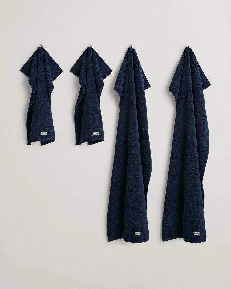 PREMIUM Handdukar 4-PACK - Marinblå