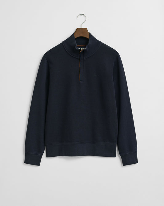 SACKER RIB HALF ZIP - 433 EVENING BLUE