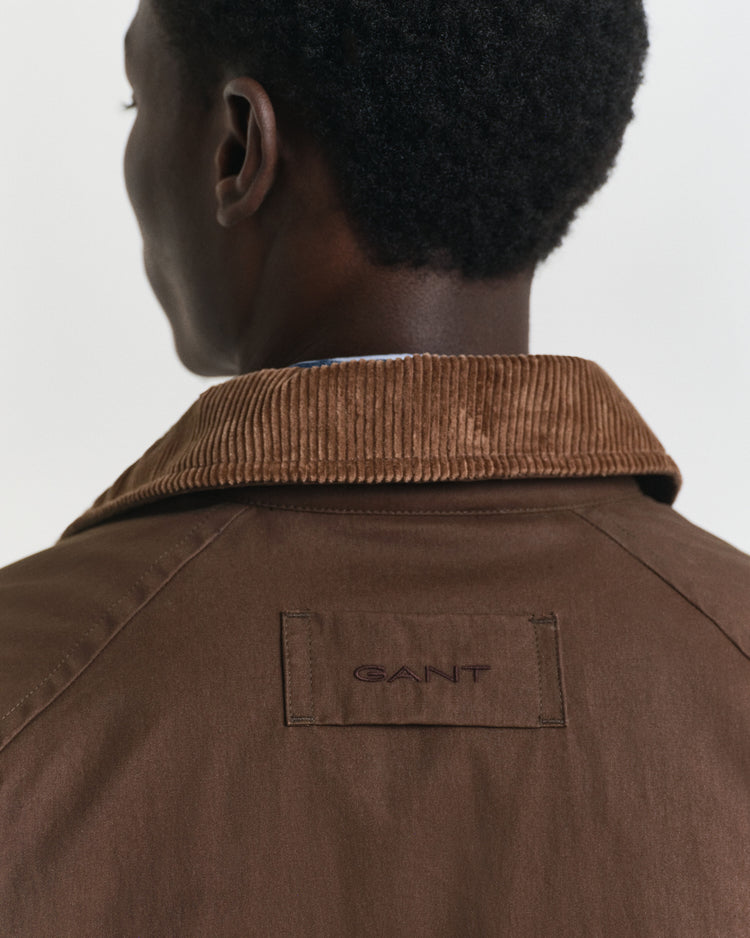 Vaxad lantjacka - Deep Brown