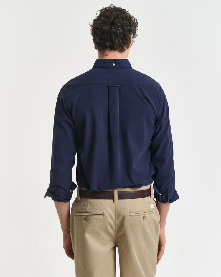 Regular fit TWILL SHIRT - EVENING BLUE