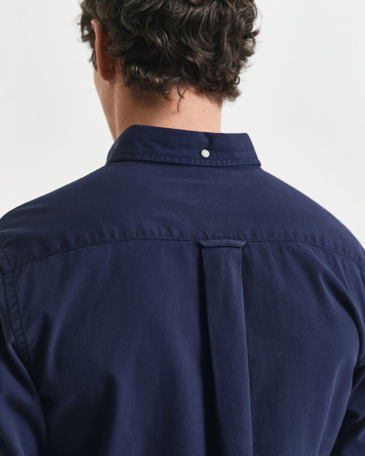 Regular fit TWILL SHIRT - EVENING BLUE