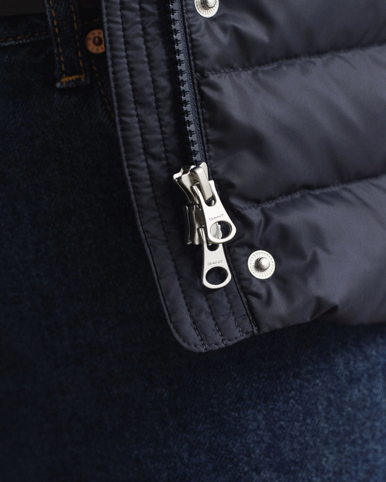 Lätt dunväst - Marinblå