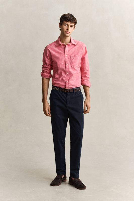 SLIM CLASSIC CHINOS - EVENING BLUE