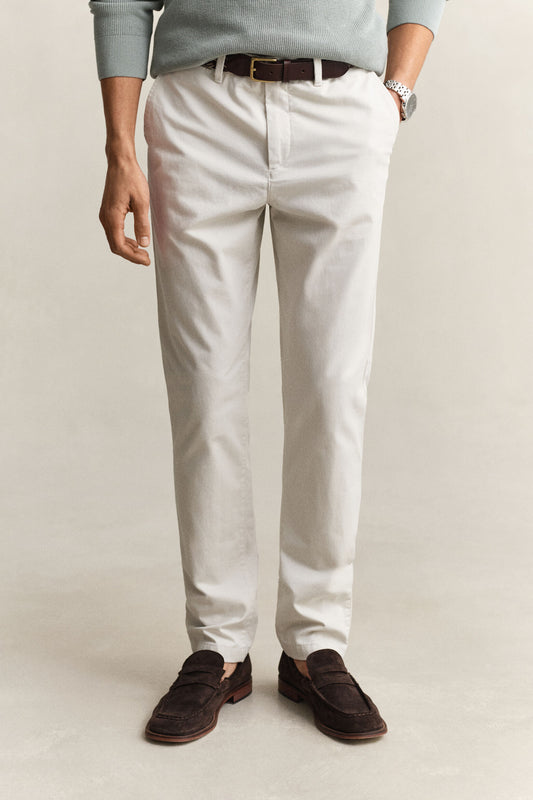SLIM CLASSIC CHINOS - SAND