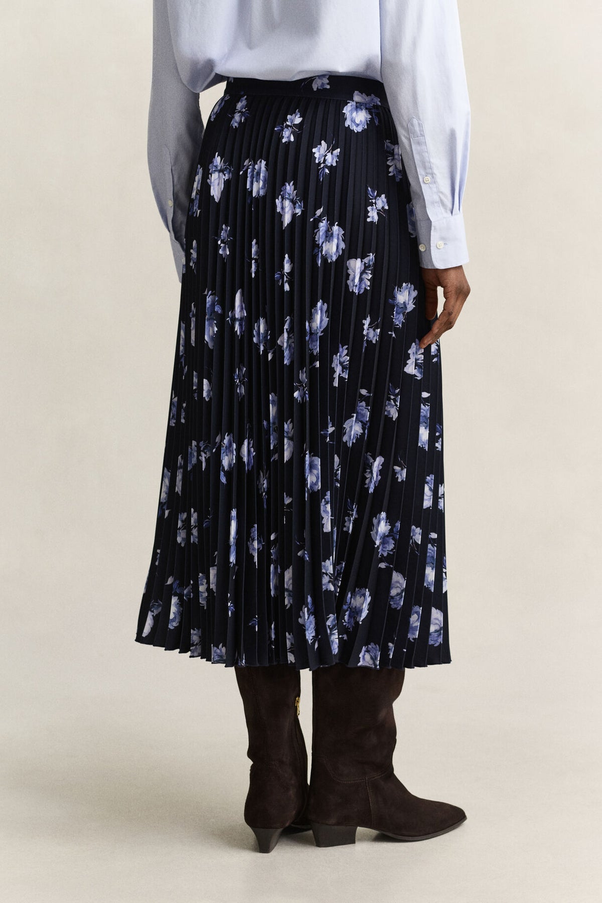 Pleated Skirt - Evening Blue