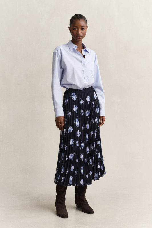 Pleated Skirt - Evening Blue