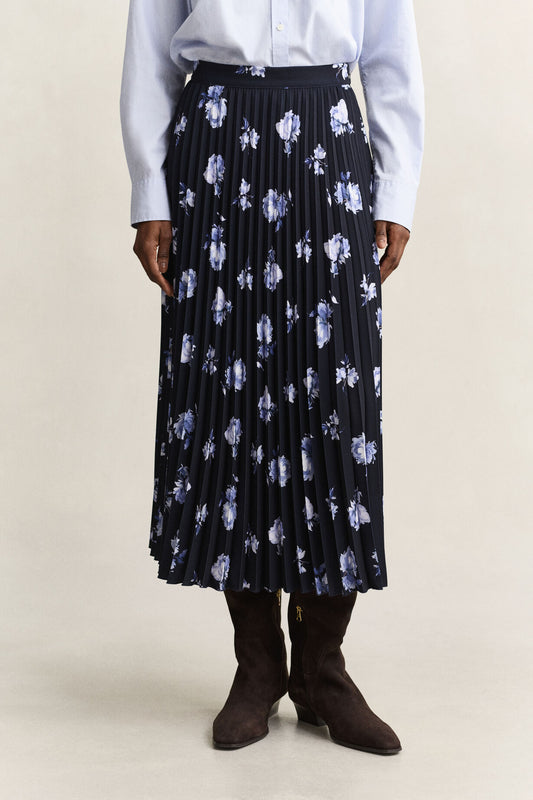 Pleated Skirt - Evening Blue
