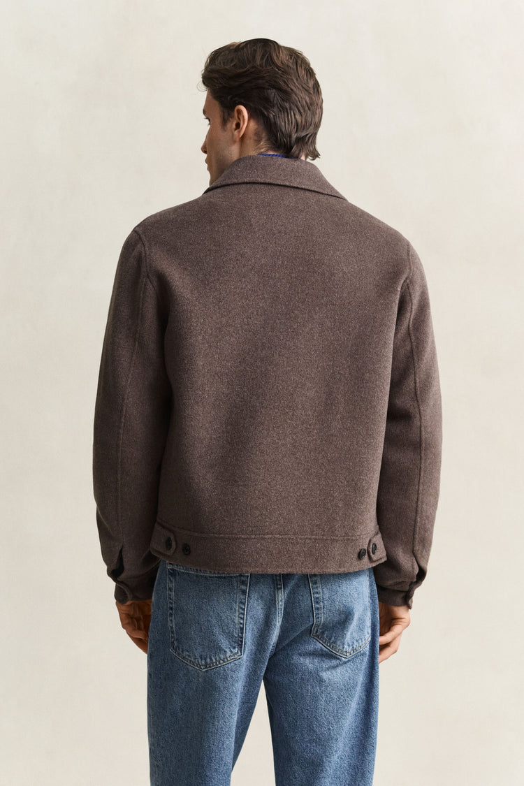 Handstitched Jacket - SHADOW BROWN