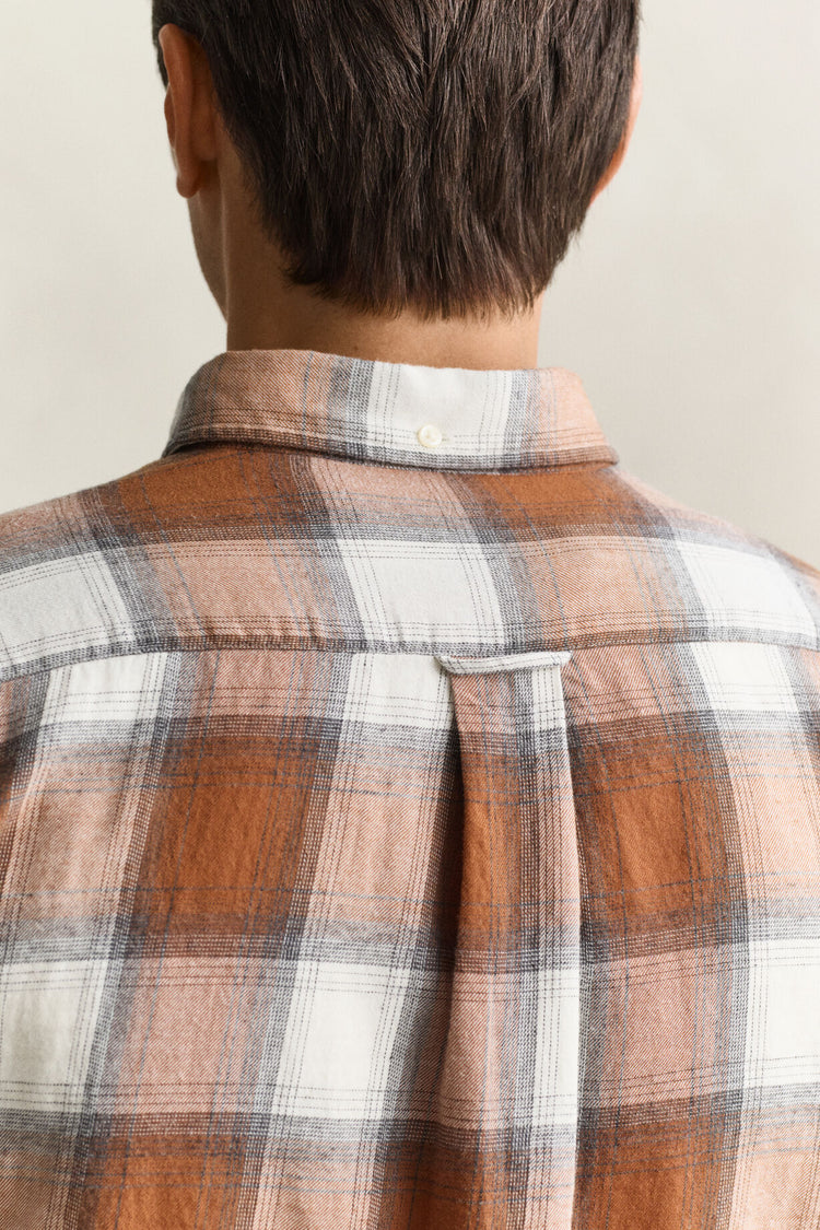 Flannel Shirt - Caramel Brown
