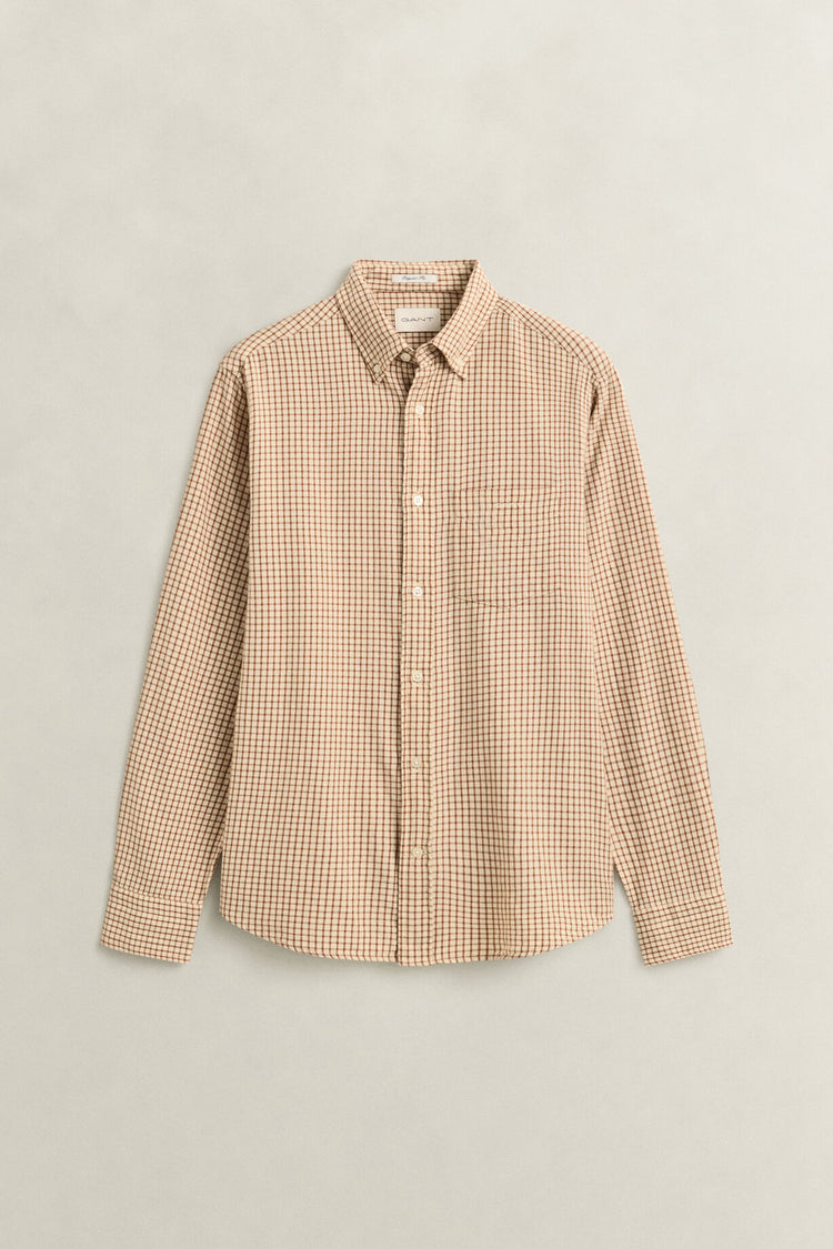 Flannel Shirt - Caramel Brown