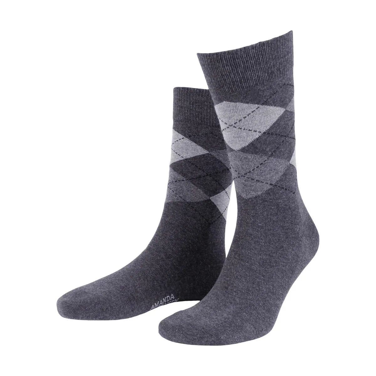 True Ankle Argyle - 909 Anthracite melange – bild 1