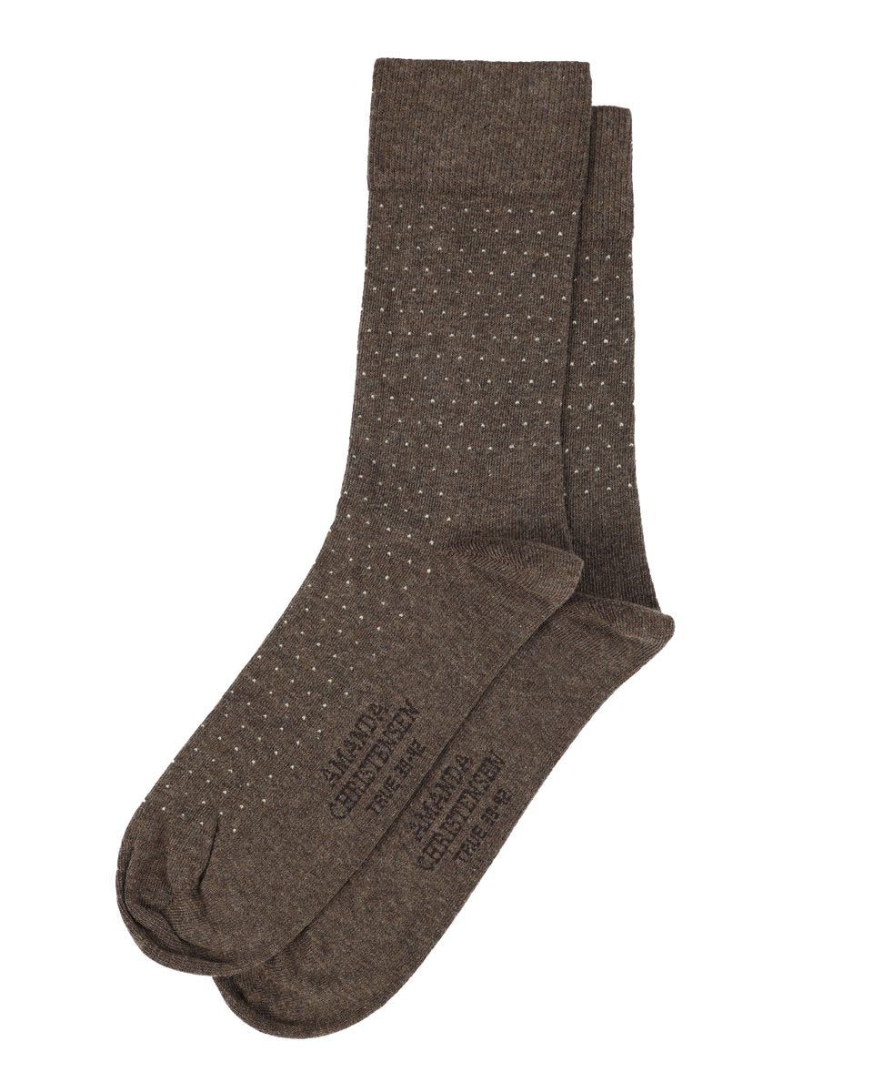 True Ankle Micro Dot - 801 Brown melange – bild 1
