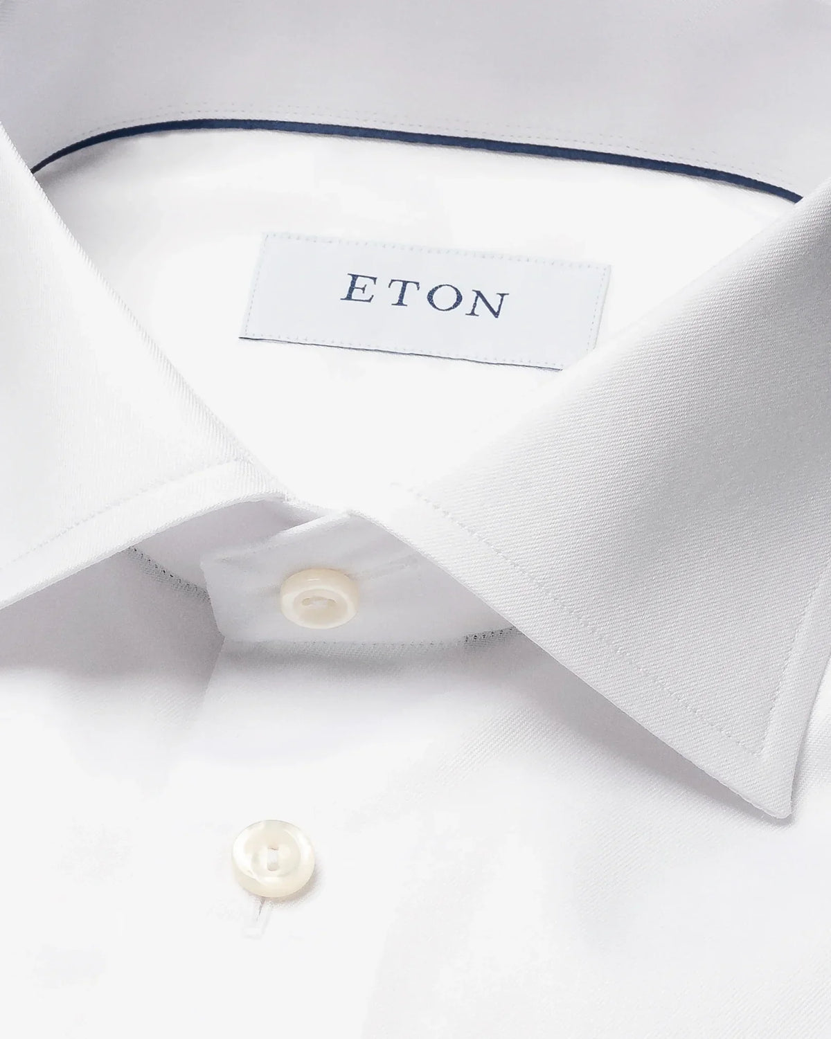 Signature Twill-skjorta Super Slim - Vit – baksida