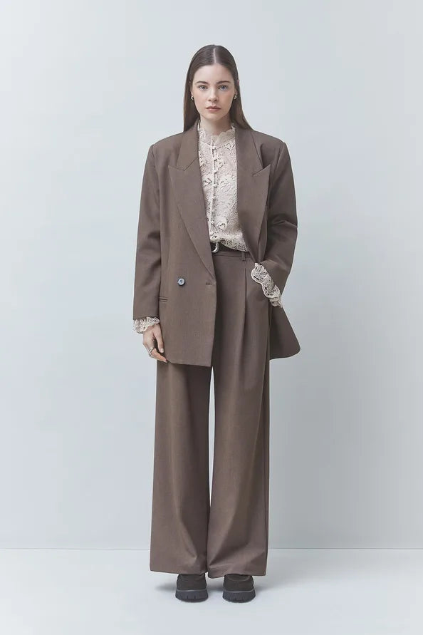 Pantalon Jonas - Brunmelerad