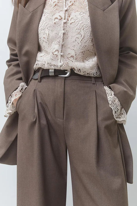 Pantalon Jonas - Brunmelerad