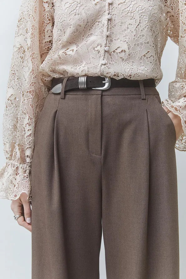 Pantalon Jonas - Brunmelerad
