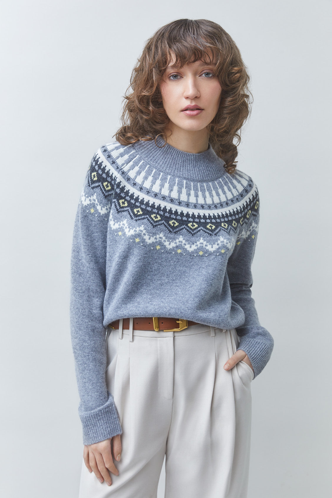 Pull Pisti - 11-GRIS CHINE – bild 2