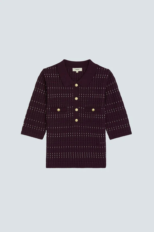 Pixi Polo Shirt - Prune