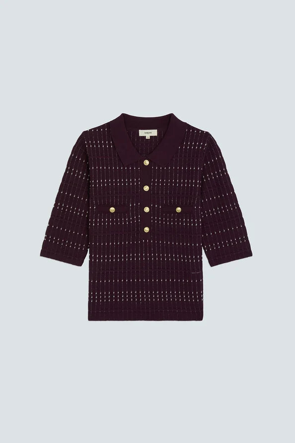 Pixi Polo Shirt - Prune