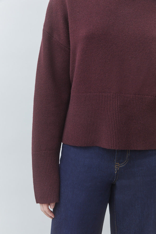 Turtleneck Pinto - Prune