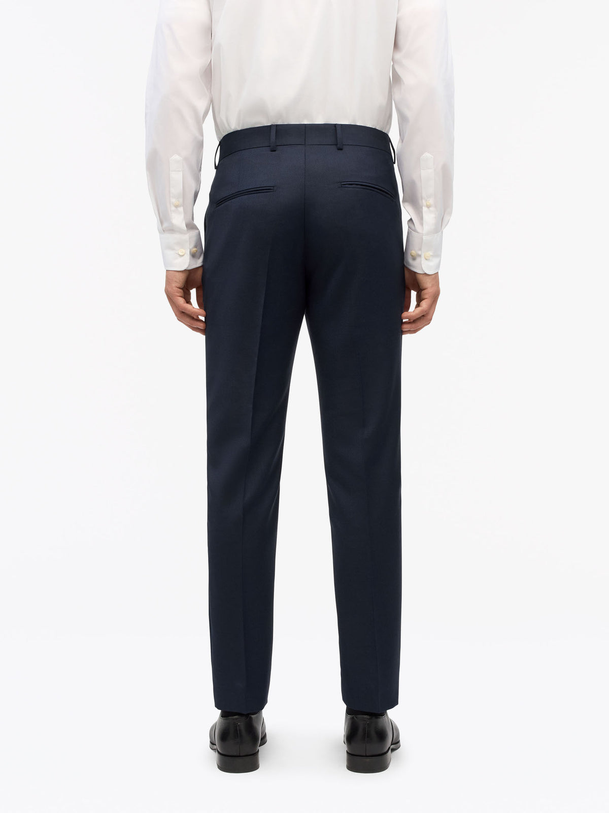 Tenuta Slim-Fit Byxor - Mörkblå – baksida