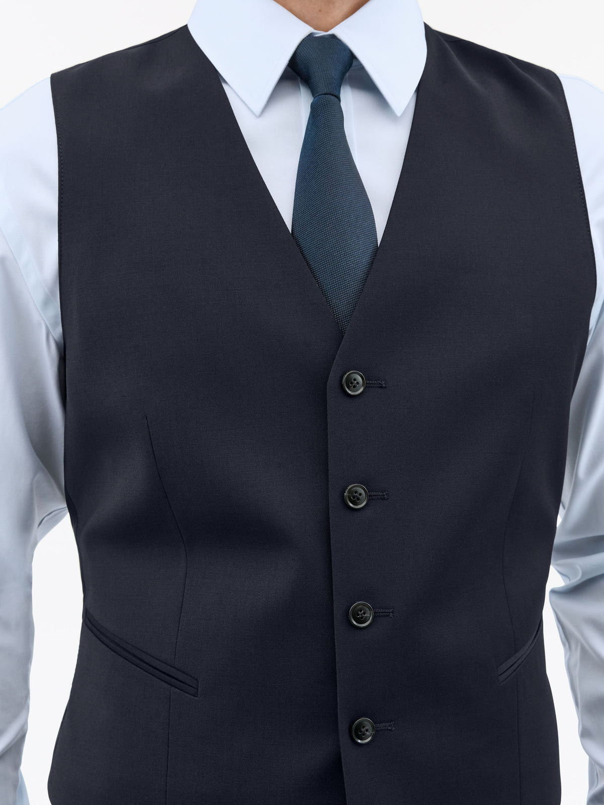Winston Skräddarsydd Väst - Navy – detalj