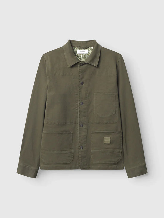 Gabba grön overshirt herr jacka med fickor