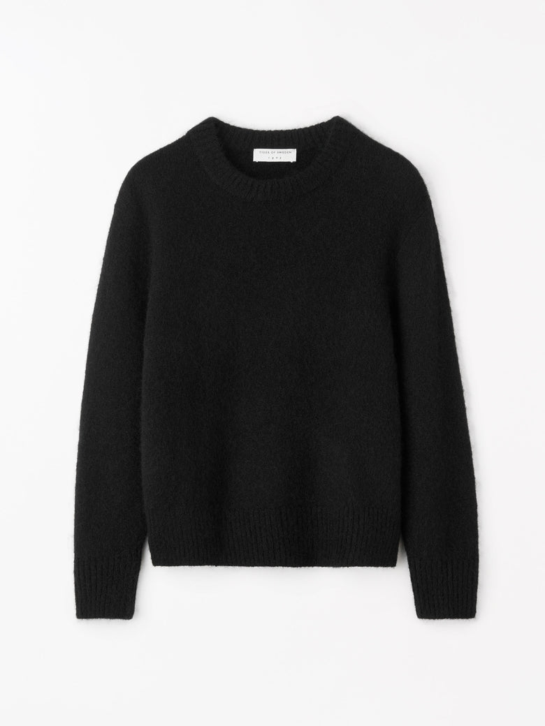 Cleo mohair- och ulltröja - Black