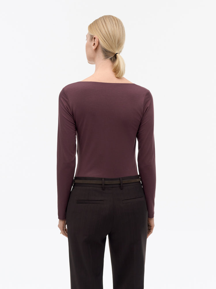 Elois top - Burgundy