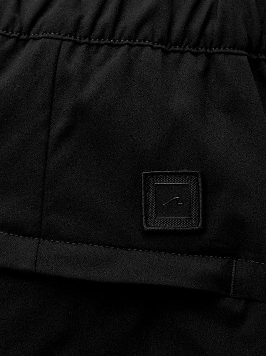Monteray Black herr byxa med resårmidja och svart logotypdetalj