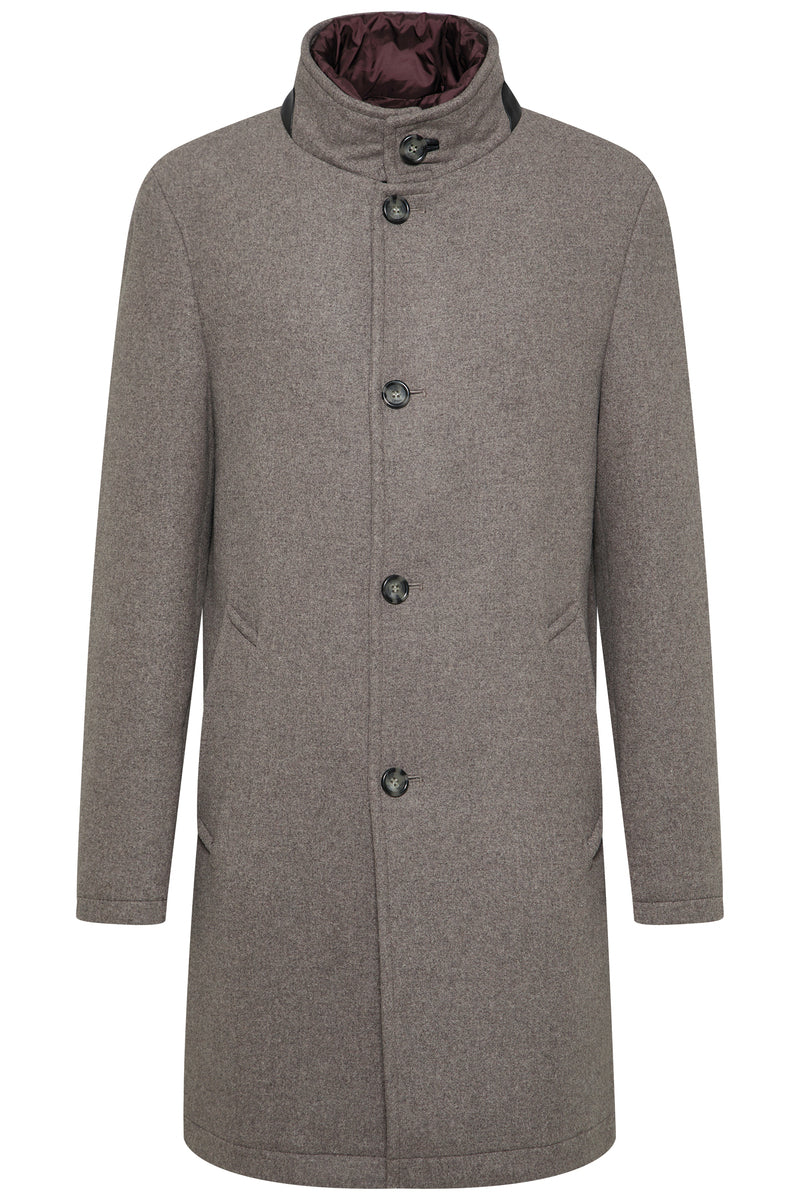 Digel Delray Premium City Coat - Taupe – baksida