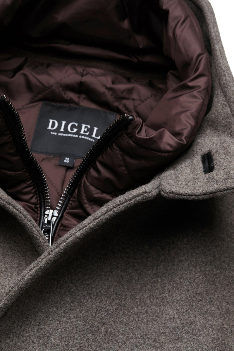 Digel Delray Premium City Coat - Taupe – modellbild
