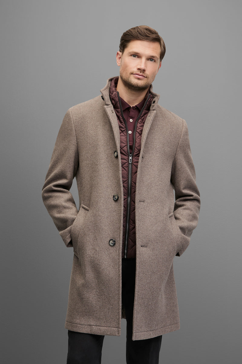 Digel Delray Premium City Coat - Taupe – framsida