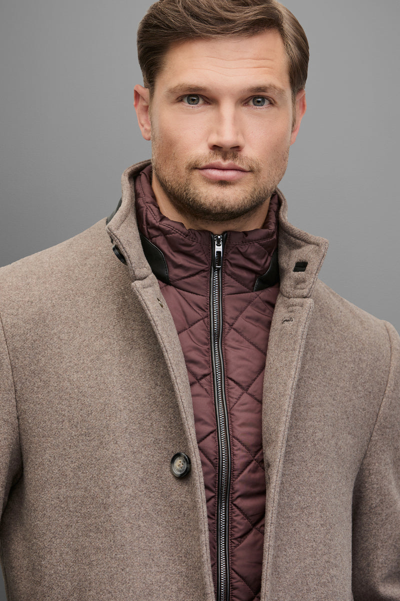 Digel Delray Premium City Coat - Taupe – detalj