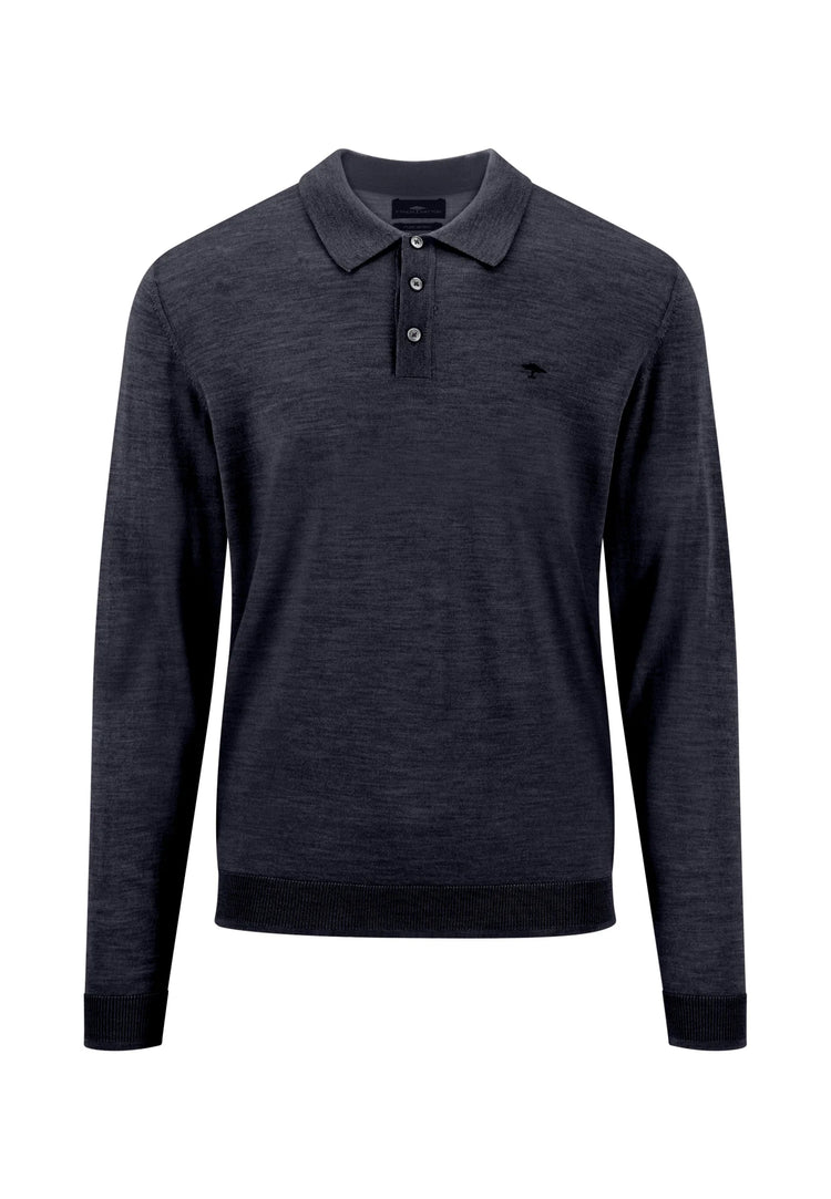 Polo Shirt Merino - Cypress