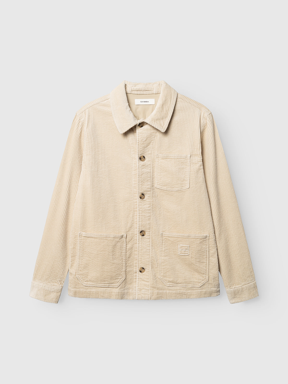 GABbeta Ibre LS Overshirt - Birch – bild 1