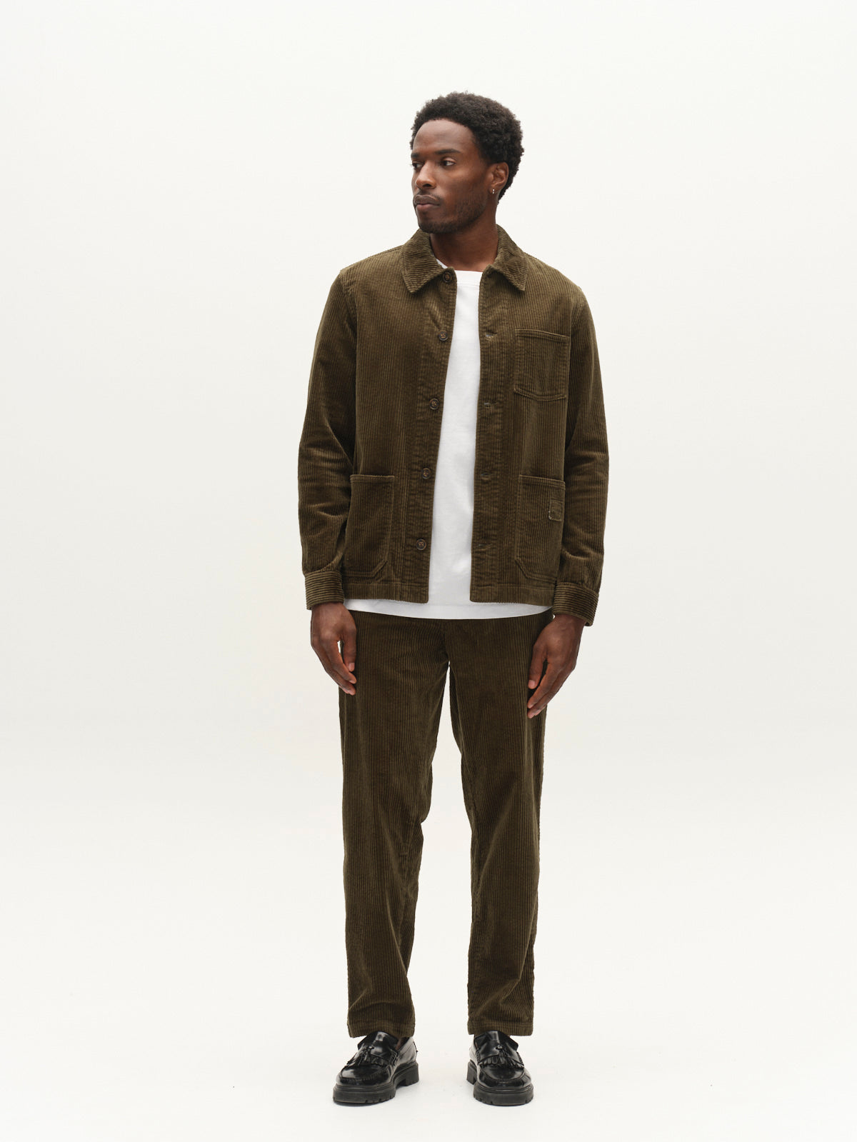 GABbeta Ibre LS Overshirt - Forest Night – bild 2